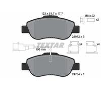 Pastiglie freno 2407202 TEXTAR per FIAT FORD