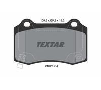 TEXTAR 2407601 Kit pastiglie freni