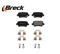 Breck Brakes Set di pastiglie freno 24086 00 704 10 posteriori per Honda Civic VIII Hatchback