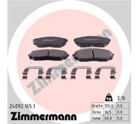 ZIMMERMANN 24092.165.1 Kit pastiglie freni