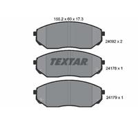 Pastiglie freno 2409201 TEXTAR per KIA SORENTO I SORENTO I VAN