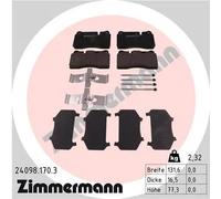 ZIMMERMANN 24098.170.3 Kit pastiglie freni