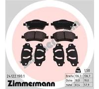 ZIMMERMANN 24122.190.1 Kit pastiglie freni
