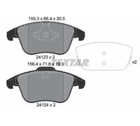 Set di pastiglie freno TEXTAR 2412305, anteriore