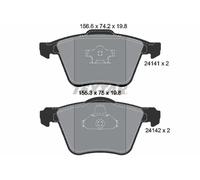 Set di pastiglie freno TEXTAR 2414101, anteriore