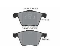 Textar 2414201 Kit Pastiglie Freno a Disco Frontale per Ford Galaxy Volvo S60 II