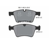 Pastiglie freno 2415101 TEXTAR per MERCEDES-BENZ CLASSE GL CLASSE R CLASSE M