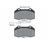 KIT PASTIGLIE FRENO ANT TEXTAR ALFA ROMEO MITO 1.4 TJET 110KW 08>11 2416202