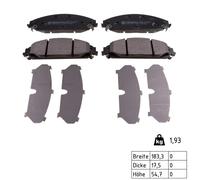 ZIMMERMANN 24164.175.1 Kit pastiglie freni