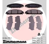 ZIMMERMANN 24164.175.1 Kit pastiglie freni