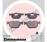 Pastiglie freno 24170.195.1 ZIMMERMANN per BMW X5 X6 X4