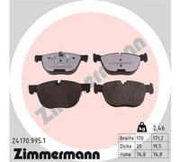 Pastiglie freno 24170.995.1 ZIMMERMANN per BMW X5 X6 X4