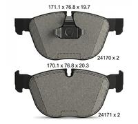 Set di pastiglie freno TEXTAR 2417001, anteriore