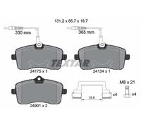 Pastiglie freno 2417501 TEXTAR per PEUGEOT 407 407 SW