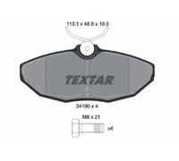 Pastiglie freno 2419001 TEXTAR per JAGUAR S-TYPE II