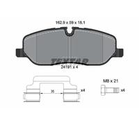Set pastiglie freno, freno a disco TEXTAR 2419101 per DISCOVERY IV 2.7 2009-2018