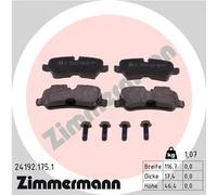 Pastiglie freno 24192.175.1 ZIMMERMANN per LAND ROVER RANGE ROVER SPORT I