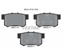 Pastiglie freno 2423101 TEXTAR per HONDA CR-V II FR-V CR-V III CR-V IV STREAM
