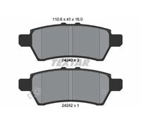 Set di pastiglie freno TEXTAR 2424001, posteriore