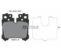 Pastiglie freno 2424401 TEXTAR per LEXUS TOYOTA