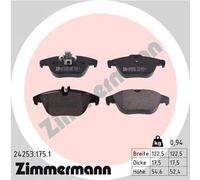 ZIMMERMANN 24253.175.1 Kit pastiglie freni