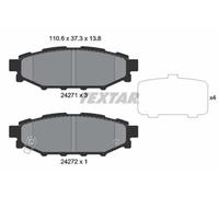 Set di pastiglie freno TEXTAR 2427101, posteriore