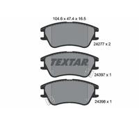 Pastiglie freno 2427701 TEXTAR per HYUNDAI ATOS