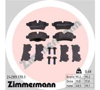 ZIMMERMANN 24289.170.1 Kit pastiglie freni