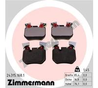 Pastiglie freno 24315.168.1 ZIMMERMANN per BMW 3 3 Touring 3 Cabriolet 3 Coupé