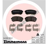 ZIMMERMANN 24320.155.2 Kit pastiglie freni