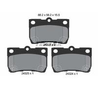 TEXTAR 2432301 Kit pastiglie freno, Freno a disco per HONGQI,LEXUS,TOYOTA,TOYOTA