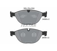 Pastiglie freno 2432801 TEXTAR per JAGUAR BMW