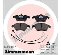 ZIMMERMANN 24332.185.2 Kit pastiglie freni