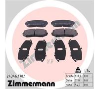 Pastiglie freno 24346.170.1 ZIMMERMANN per SUZUKI GRAND VITARA II