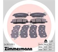 ZIMMERMANN 24351.170.1 Kit pastiglie freni