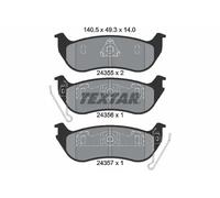 2435501 Kit pastiglie freno, Freno a disco posteriore (MARCA TEXTAR)..
