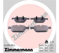 Pastiglie freno 24399.195.1 ZIMMERMANN per VOLVO XC60 I SUV XC90 I