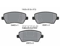 2440301 Kit pastiglie freno, Freno a disco anteriore (MARCA TEXTAR)..