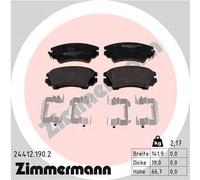ZIMMERMANN 24412.190.2 Kit pastiglie freni