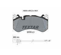 TEXTAR 2445501 Kit pastiglie freno, Freno a disco per AUDI
