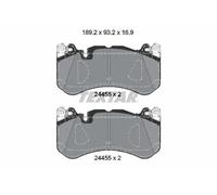 Set di pastiglie freno TEXTAR 2445503, anteriore