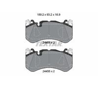 Set di pastiglie freno TEXTAR 2445505, anteriore