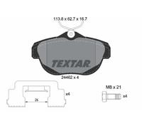 TEXTAR 2446201 Kit pastiglie freni