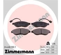 Pastiglie freno 24468.190.1 ZIMMERMANN per FIAT PEUGEOT CITROËN