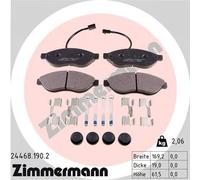 Pastiglie freno 24468.190.2 ZIMMERMANN per FIAT PEUGEOT CITROËN