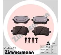 Pastiglie freno 24483.970.1 ZIMMERMANN per VW AUDI SEAT