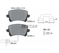 TEXTAR 2448307 Kit pastiglie freni