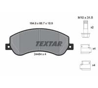 TEXTAR Kit pastiglie freni