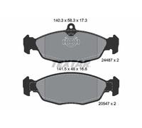 Pastiglie freno 2448701 TEXTAR per JAGUAR DAIMLER