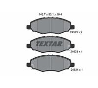 Pastiglie freno 2452301 TEXTAR per TOYOTA HILUX VII Pick-up